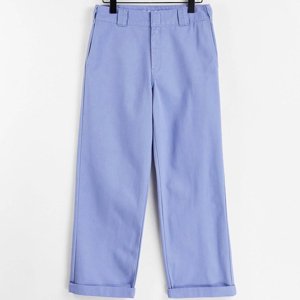 DICKIES Cropped Rolled Hem Women Work Pants